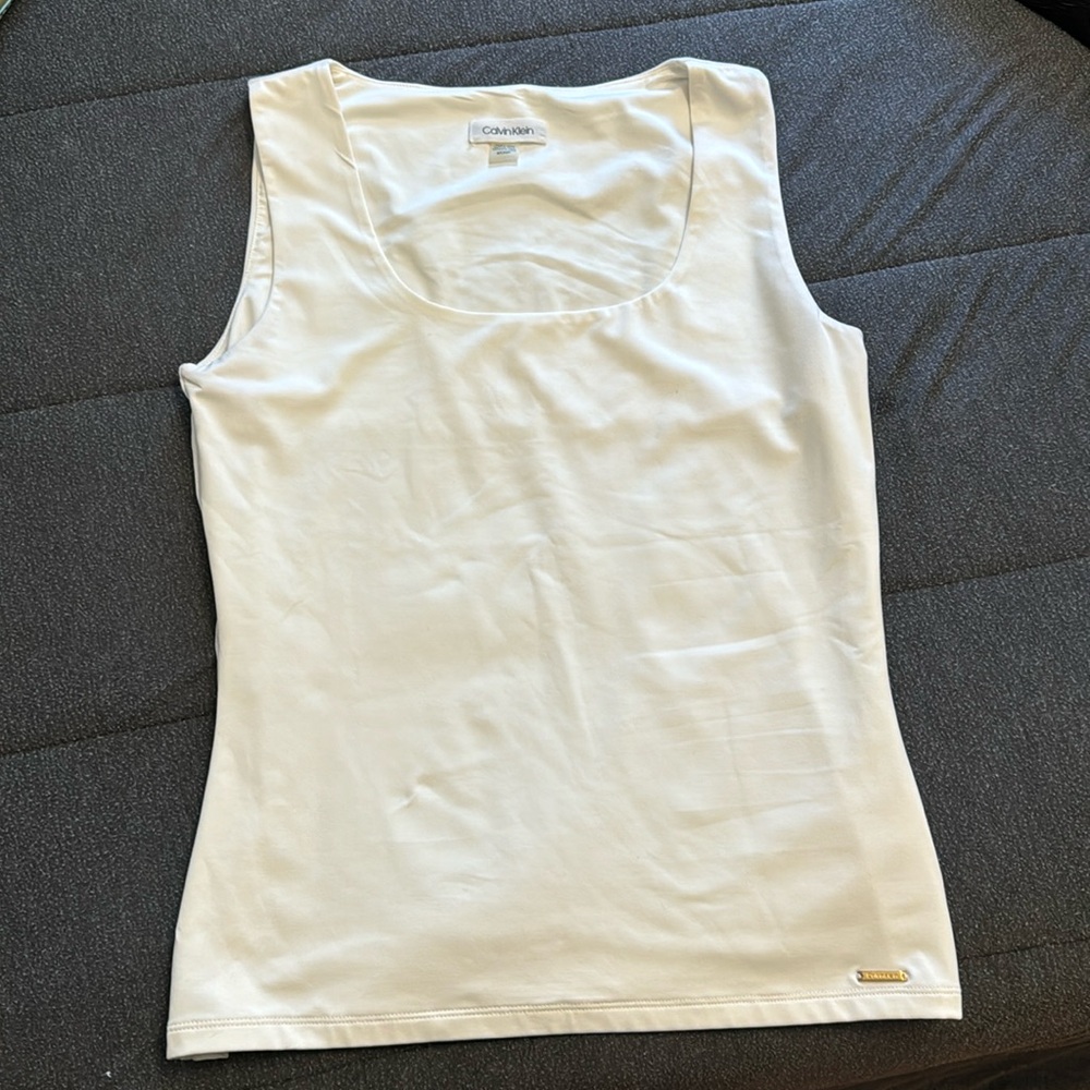 Calvin Klein white tank top